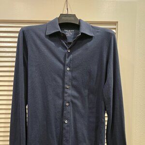 Todd Snyder Made in L.A. Montauk Full Placket Polo, Men's XS, Extra Small